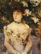 Berthe Morisot Young Woman in Evening Dress Spain oil painting artist